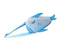 Shell Collecting Bag,Shark Design Mesh Sling - Foldable Large Capacity Seashell Collection Bag - for Kids Family Girl Rock Sand Toy Summer Vacation Pool Travel Swim Sea Lake