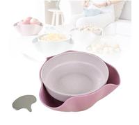 Shell Collecting Snack Bowl, Pistachio Bowl with Shell Storage, Nut Bowl with Shell Storage, Double Layer Snack Bowl, Separated Snack Bowl, Peanut Bowl with Shell Holder, Pistachio Serving Bowl (A)