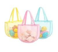 Shell Collector for Colourful Foldable Toy Mesh Bag for Collecting Shells for Families and Girls on Holiday Swimming Party by the Sea Stones Collecting Summer Holidays