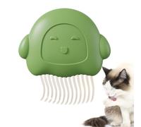 Shell Comb Cat, Cat Grooming Shell Comb, Soft Hair Removal Comb, Gentle and Non-Irritating, Pet Bonding, 7.5cm, Green/Pink, For Pet Puppy Kitten Short & Long Hair Removal