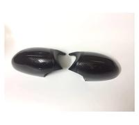 Shell Cover For BMW 1 3 Series E81 E82 E87 E88 E90 E91 E92 E93 2PCS Car Black Side Wing Mirror Cover Rear-View Caps(Carbon Fiber)