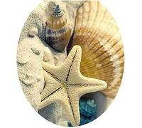 Shell Decoration Removable Toilet Seat Sticker Ocean Forest Sky Fish Vinyl Decal Bathroom Decor A Comfortable and Environmentally Nice Processing Eco-Friendly Bathroom Accessories,Toilet Accessories