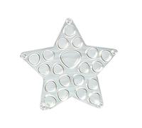 Shell Display Box | Clear Decorative Elegant Organizer,Shell Starfish Container for Display - for Girlfriend Women Girls Rings Earrings Ear Studs Living Room Study