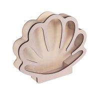 Shell Display Case - Wooden Box for Starfish Aspects, Elegant Jewellery Holder, Decorative Shelf Unit, Stylish Jewellery Stand, Coastal Decole Showcase | Use for Shells