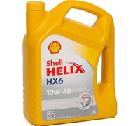 Shell Engine Lubricating Oil Shell Helix HX6 10W-40 5 Litres