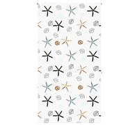 (shell fish, 130 x 240 cm) vidaXL Shower Roller Blind Fabric shower blind