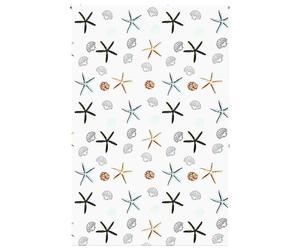 (shell fish, 150 x 240 cm) vidaXL Shower Roller Blind Fabric shower blind