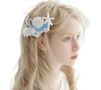 Shell Hair Clip Beach Getaway Photo Hairpin Spring Travel Picnic Hair Clip for Women Girls
