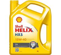 4 Liters Original Shell Helix HX5 15W40 Motor Oil 550039863 ACEA A3/B3 API SN/CF