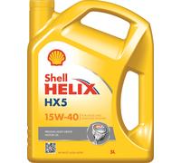 Shell 550039863 Helix Hx5 15W-40 5Ltr Passenger Car Motor Oil