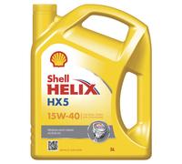 Shell Helix HX5 15W40 Engine Oil 5L Diesel Petrol Gas Engine Semi-Synthetic Dirt