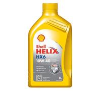 Shell Helix HX6 10W-40 1L | Semi-synthetic oil for petrol, diesel and gas engines | API SN PLUS ACEA A3/B4 | Protection against wear and sludge | Low oil consumption | Anti-LSPI technology