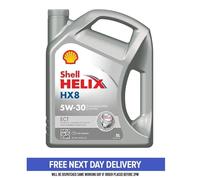 SHELL HELIX HX8 ECT 5W30 C3 5LITRE -VW504/50700 FULLY SYNTHETIC