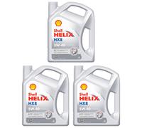 Shell Helix HX8 Fully Sythetic 5W-40 C3 + OEM Engine Oil 5L x3