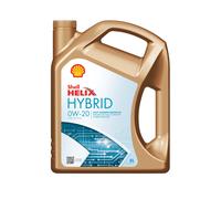 Shell Helix Hybrid, 0W-20 Fully Synthetic Motor Oil, For Hybrid Engines, 5 L