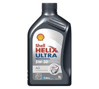 Shell Helix Ultra Professional AG, 5W-30 Fully Synthetic Motor Oil, For Diesel and Gasoline Engines, 1 L