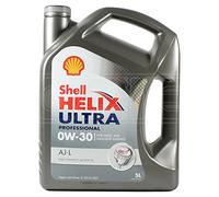 Shell Helix Ultra Professional AJ-L, 0W-30 Fully Synthetic Motor Oil, For Diesel and Gasoline Engines, 5 L
