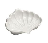 Shell Holder, Self Draining Soap, 6.5 x 4.72 x 4.96 Inch Drain Case with Decorative Stylish Design, Portable Soap Dish for Shower, Bathroom, Kitchen, Traveling, Home