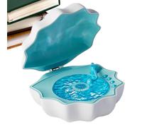 Shell-Lautsprecher Badezimmer,Shell-Lautsprecher | Retro- Muschellautsprecher Muschellautsprecher Musikplayer mit einstellbarem Umgebungslicht für die Dusche zu Hause