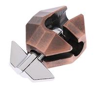 Shell Lock Puzzle Classic Metal Brain Teaser IQ Test Toy for Adults Children