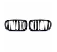Shell Mask Headlamp Cover For BMW For F15 For F16 For X5 For For X6 For F85 For F86 2014 2015 2016-2018 Glossy Black Car Double Slat Grill Front Bumper Kidney Racing Grille Headlight Lens Cover