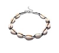 Shell Necklace for Women Girls Teen Bohemian Seashell Hawaii Clavicle Choker Necklaces Minimalist Cowrie Adjustable Handmade Natural Summer Holiday Beach Accessories Birthday Party Jewelry Gifts