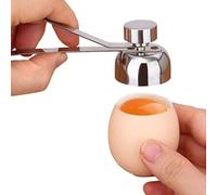 Shell Opener, Egg Opener, Stainless Steel Eggshell, Cutter Handheld Egg Cracker Tool Eggs Separator Cracker for Raw Soft Hard Boiled Egg