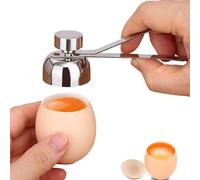 Shell Opener, Egg Opener, Stainless Steel Eggshell, Cutter Handheld Egg Cracker Tool Eggs Separator Cracker for Raw Soft Hard Boiled Egg