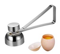 Shell Opener Stainless Steel Egg Topper Cutter Handheld Egg Cracker Tool Eggs Separator Cracker for Raw Soft Hard Boiled Egg