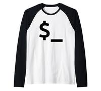 Shell/Perl Default Variable Design for Coders & Sysadmins Raglan Baseball Tee