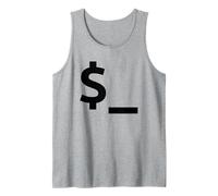 Shell/Perl Default Variable Design for Coders & Sysadmins Tank Top