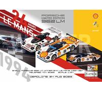 Shell Porsche 962 LM 24Hr Le Mans Winner 1994 Set 1:64 Tiny City COMBO64004