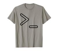 Shell Prompt >_ Command Line Interpreter Geek/Nerd Design T-Shirt