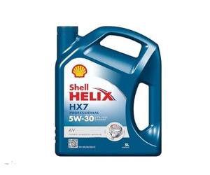 Shell SHAV5305 HELIX HX7 Professional AV 5W-30 Motorcycle Oil, 5L