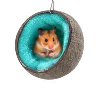 Shell : Small Animal Hanging Hamster Cave Bed | Soft Warm Bedding with