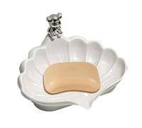 Shell Soapbar Holder - Draining Soapbar Holder, and Stylish Drain Soapbar Case, Soapbar Dish for Shower, Kitchen, Traveling