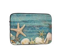 Shell Starfish Pattern Laptop Case 12 inch, Shockproof Protective Computer Sleeve Cover Water Resistant Laptop Bag Carrying Tablet Cover Briefcase Handbags Gifts for Men Women