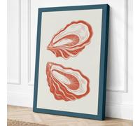 Shell Studies Botanical Canvas Wall Art Print 24x16 Inch