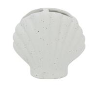 Shell Toothbrush Holder, 11cm Ceramic Speckled Bathroom Storage