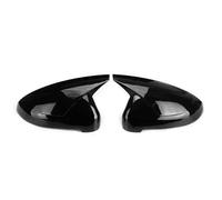 Shell Trim Car Accessories Exterior Door Side Wing Rearview Mirror Cover Cap Housing For A4 S4 A5 S5 RS5 2017 2018 2019 2020 2021 Protect Cover(Gloss black)