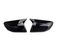 Shell Trim Car Accessories Exterior Door Side Wing Rearview Mirror Cover Cap Housing Replacement for Chevy For Colorado 2023 2024 Protect Cover(Carbon Fiber)(Gloss black)