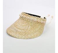 Shell Visor For Women Sunscreen Sunshade Hollow Top Cap Summer Hats Ladies Beach Hats