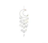 Shell Wind Chimes 1 Pack for Window Patio Hanging Decoration with Calming Melody and Artistic Appearance (D)