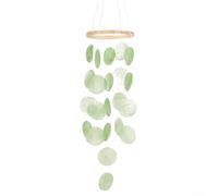 Shell Wind Chimes, Handcrafted Wind Chime 73Cm Hanging Ornamen Garden Decor For Patio Yard Indoor Outdoor Relaxing Ambiance(Green)