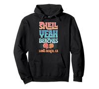 Shell Yeah Beaches Long Beach California Seashell Collector Pullover Hoodie