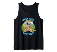 Shell Yeah I Love My Tortoise Funny Turtle Beach Lover Tank Top