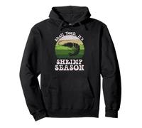 Shell Yeah it’s Shrimp Season Retro Meme Seafood Lovers Pullover Hoodie