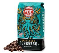 Shellback Espresso | Whole Bean Coffee, 12 Ounce Bag | Made by Fire Department Coffee