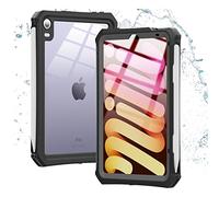 ShellBox Case for New 8.3 inch Apple iPad Mini 6th Gen,Full-Body Protector case with Magnetic Pencil Holder/Fingerprint Unlock,Black