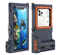 ShellBox IPX8 Waterproof Bluetooth Smartphone Pouch Waterproof Smartphone Case for iPhone 13 12 11 Pro Max Samsung Huawei Google OnePlus Xiaomi Redmi Motorola LG
